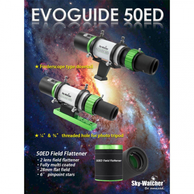 Skywatcher Evoguide 50ED Leitrohr und Sucher