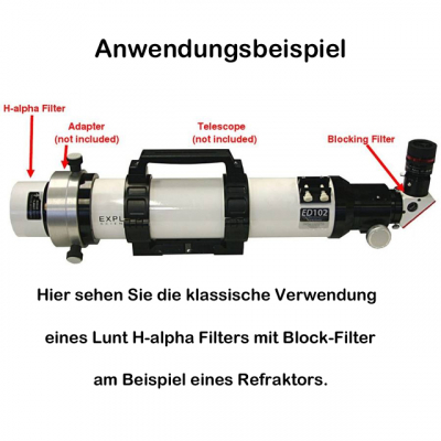 50mm Ha Etalon-Filter mit B1800 Blocking Filter