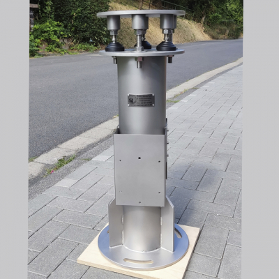 Astromann Nivelliers�ule Apollo 159x800mm aus Edelstahl