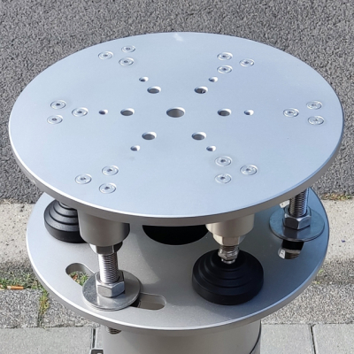 Astromann Nivelliers�ule Apollo 159x1000mm aus Edelstahl
