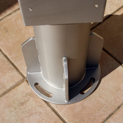Astromann Nivelliers�ule Apollo 159x1100mm aus Edelstahl