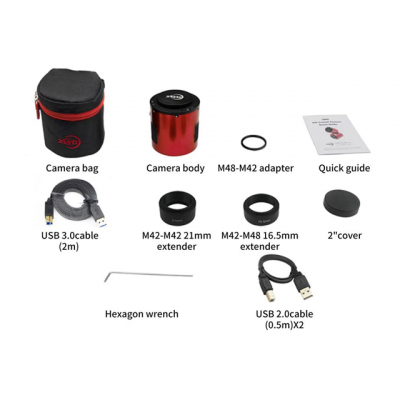 ZWO Farb Kamera ASI 2600MC-PRO gek�hlt
