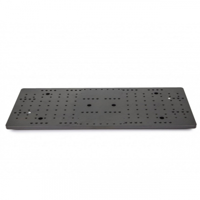 Massive 8″ Doppelmontage-Platte f�r bis zu 100kg Instrumentengewicht