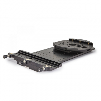 Massive 8″ Doppelmontage-Platte f�r bis zu 100kg Instrumentengewicht