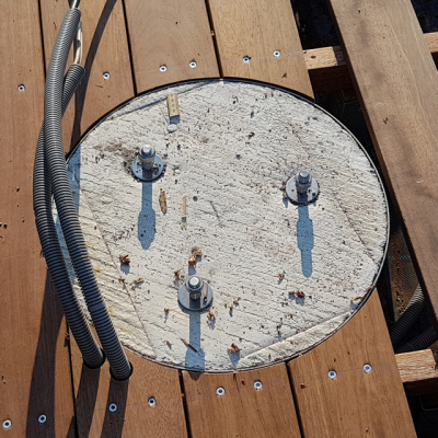 Betonzarge 60x20 cm f�r Stahl/Alus�ulen