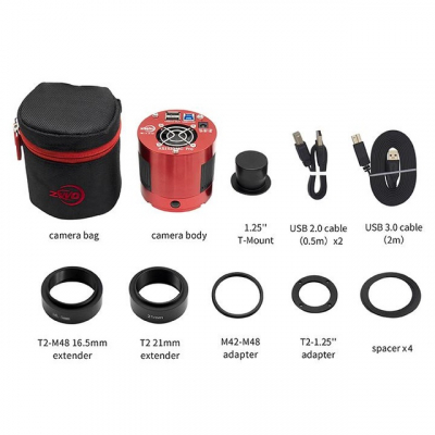 ZWO MONO Astrokamera ASI533MM Pro gek�hlt, Chip D= 16 mm