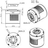ZWO ASI183MC Pro - gek�hlte Farb-CMOS-Kamera f�r Astrofotografie