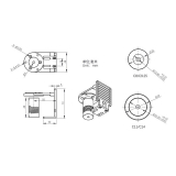 ZWO Adapter f�r EAF Motorfokussierer an Celestron C11 & C14