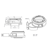 ZWO Filterschublade f�r Nikon Objektive - passend f�r 2 Filter