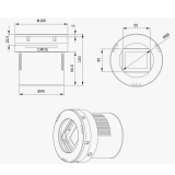 ZWO SW Astrokamera ASI461MM Pro gek�hlt, Chip D=55 mm