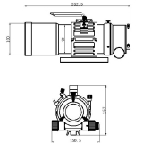 TS-Optics 76 mm f/5,5 Triplet Apochromatischer Refraktor