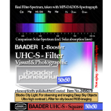 UHC-S 50x50 Breitband Nebelfilter, Baader